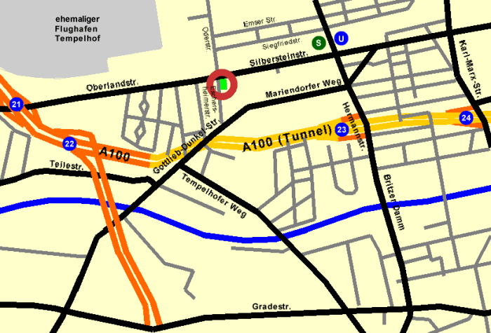 Lageplan f&uuml;r S.K.-Automobile